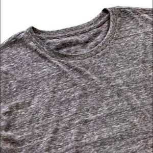 J. Crew - Men’s Slim Fit Slub Cotton Crew Neck T-Shirt in Charcoal Black